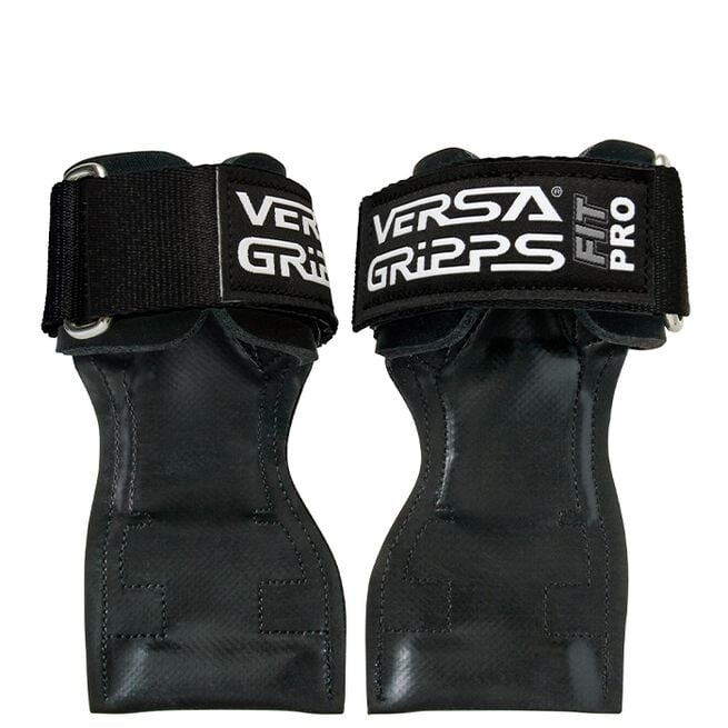 Versa Gripps - FITPRO, Midnight Black, R/L i gruppen Träningstillbehör / Dragremmar - Grepp hos Golden Athlete (VGFMBRL)