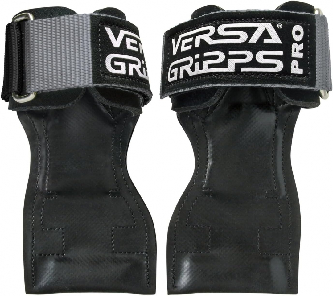 Versa Gripps - Pro Series, Silver, R/L i gruppen Träningstillbehör / Dragremmar - Grepp hos Golden Athlete (VGPSRL)