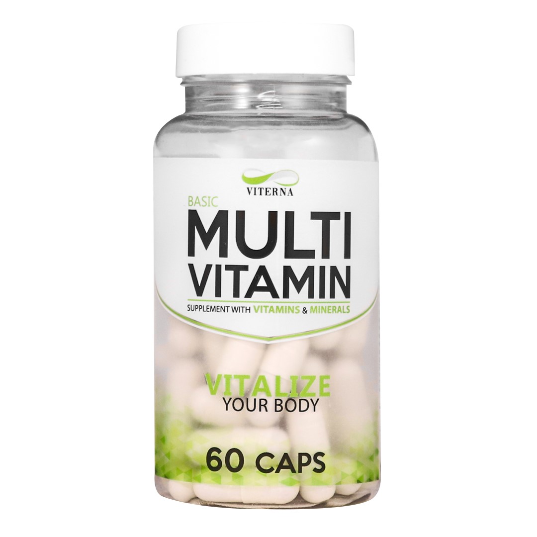 Basic Multivitamin 60 caps i gruppen Kosttillskott / Vitaminer & Mineraler / Multivitamin hos Golden Athlete / Performance R us (VIBMV60)