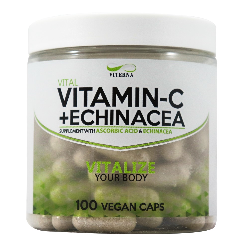 Vitamin C+Echinacea i gruppen Kosttillskott / Vitaminer & Mineraler / C-Vitamin hos Golden Athlete / Performance R us (VICE100)