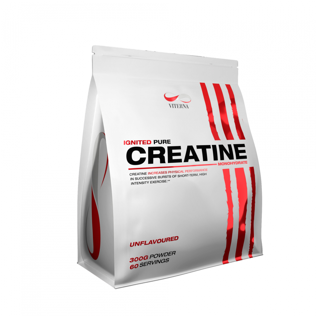 Viterna Ignited Creatine Kreatinmonohydrat 300g i gruppen Kosttillskott / Kreatin / Kreatinmonohydrat hos Golden Athlete (VIIC300BG)