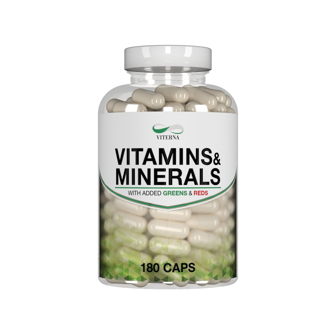 Vitamins & Minerals 180 caps i gruppen Kosttillskott / Vitaminer & Mineraler / Multivitamin hos Golden Athlete (VIMV180)