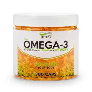 Omega-3, 300caps (70% EPA/DHA) i gruppen Hälsokost / Fiskolja hos Golden Athlete Nordic AB (VIO300)
