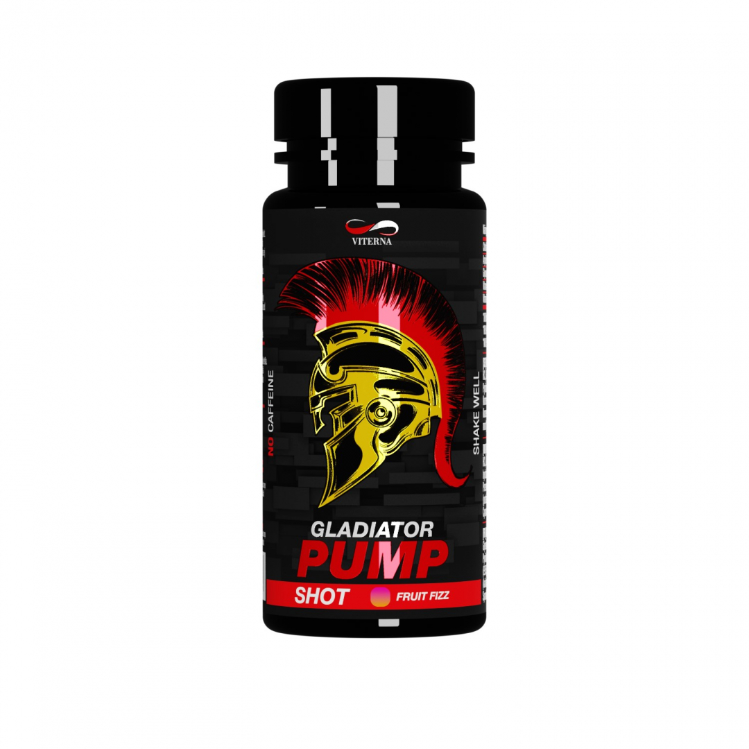 Gladiator Pump PWO shot, Fruit Fizz 60 ml i gruppen Kosttillskott / PWO - Prestationshöjande / PWO Shots hos Golden Athlete (VIPSFF)