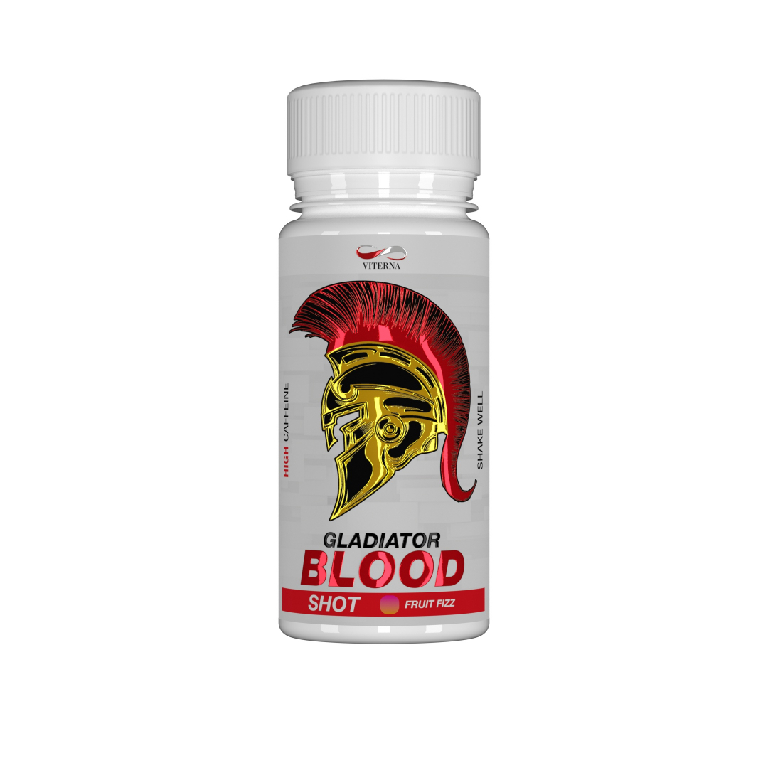 Gladiator Blood PWO Shot, 60 ml, Fruit Fizz i gruppen Kosttillskott / PWO - Prestationshöjande / PWO Shots hos Golden Athlete (VIPWOSFF)