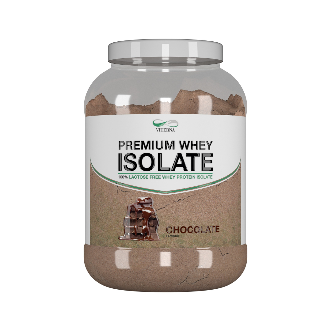 100% Premium Whey Isolate 2kg, Chocolate i gruppen Kosttillskott / Proteintillskott / Vassleprotein hos Golden Athlete (VIW2C)