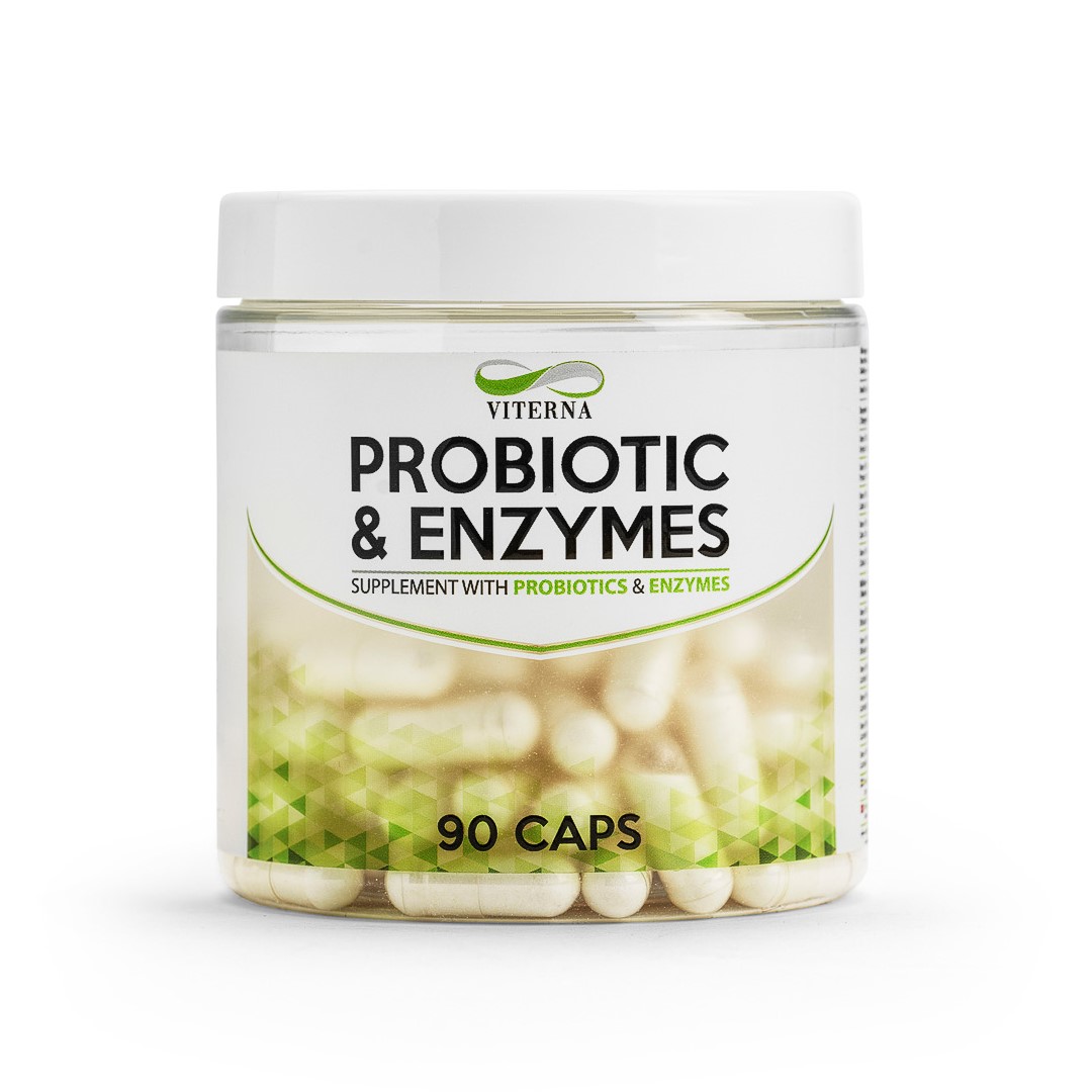 Probiotic & Enzymes 90 caps i gruppen Kosttillskott / Vitaminer & Mineraler / Mineraler - Antioxidanter hos Golden Athlete (VPE90)