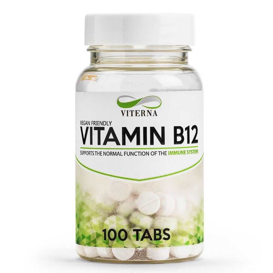 Vitamin B12 100 tabs i gruppen Kosttillskott / Vitaminer & Mineraler / B-Vitamin hos Golden Athlete / Performance R us (VVB12)