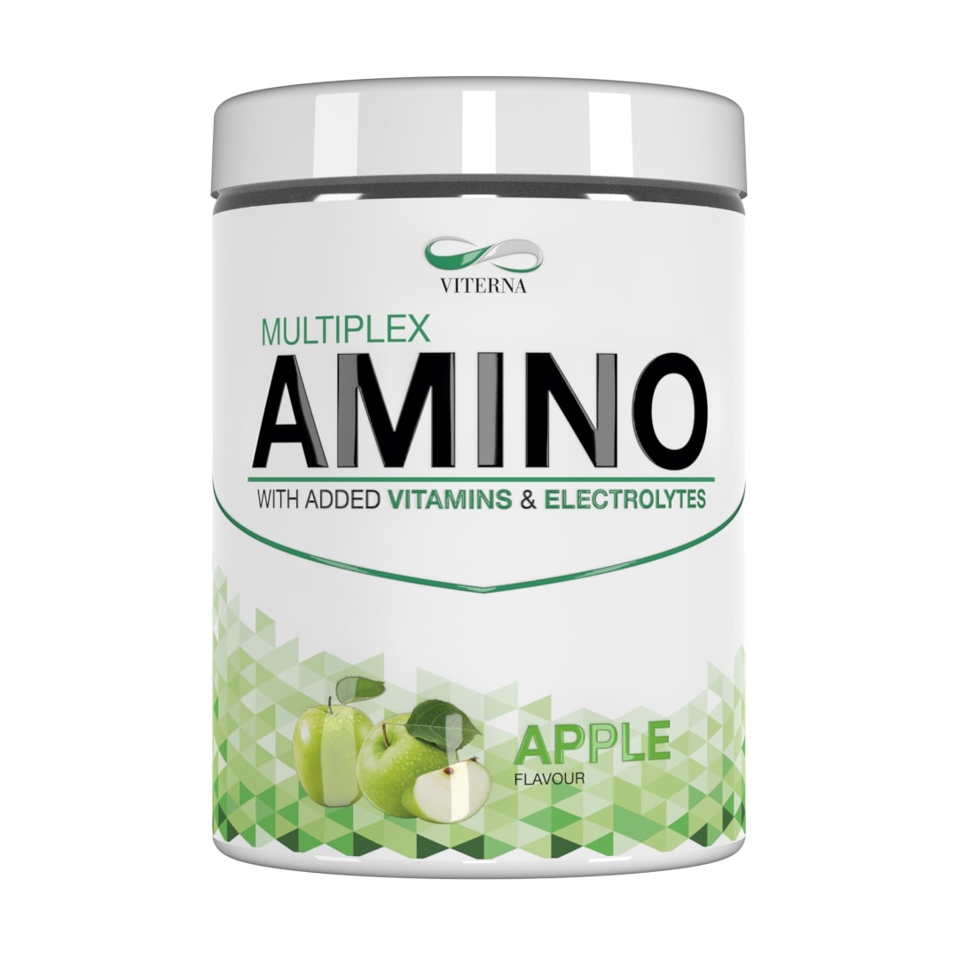 Viterna Multiplex Amino 400g, Apple i gruppen Kosttillskott / Vitaminer & Mineraler / Elektrolyter hos Golden Athlete (Viterna-001)