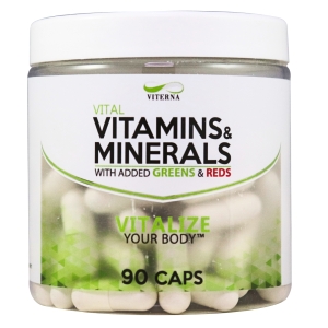 Vitamins & Minerals 90 caps i gruppen Kosttillskott / Vitaminer & Mineraler / Multivitamin hos Golden Athlete / Performance R us (Viterna-019)