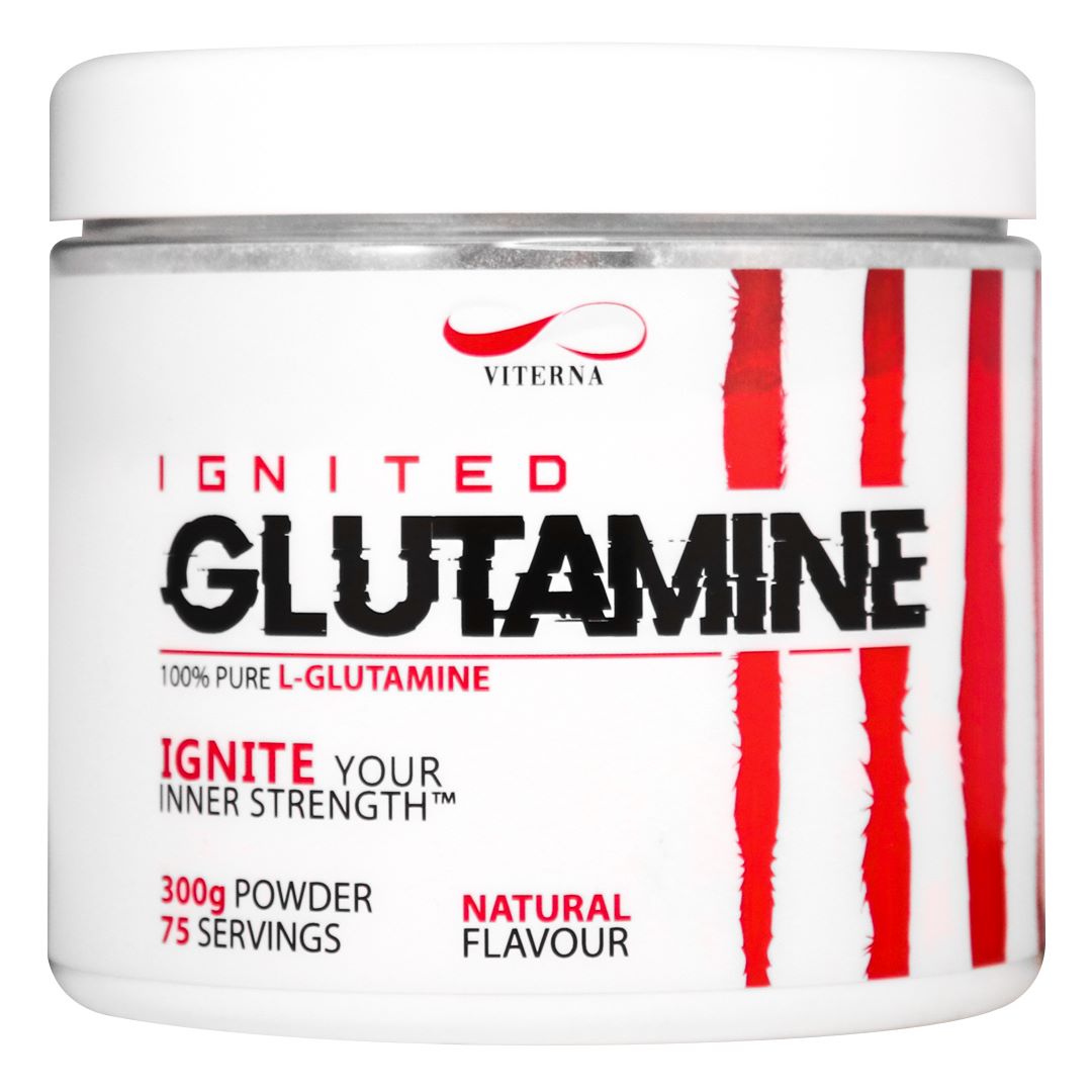Ignited Glutamine 300g i gruppen Kosttillskott / Aminosyror / Glutamin hos Golden Athlete / Performance R us (Viterna-Glutamin)