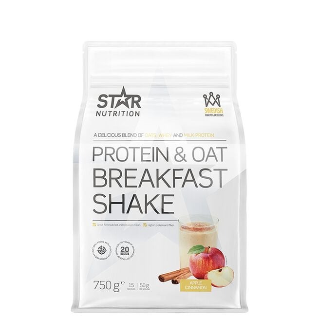 Protein & Oat Breakfast Shake, Apple/Cinnamon, 750 g