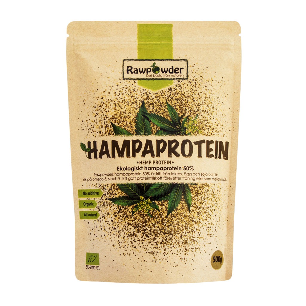 Hampaprotein 50% EKO, 500 g
