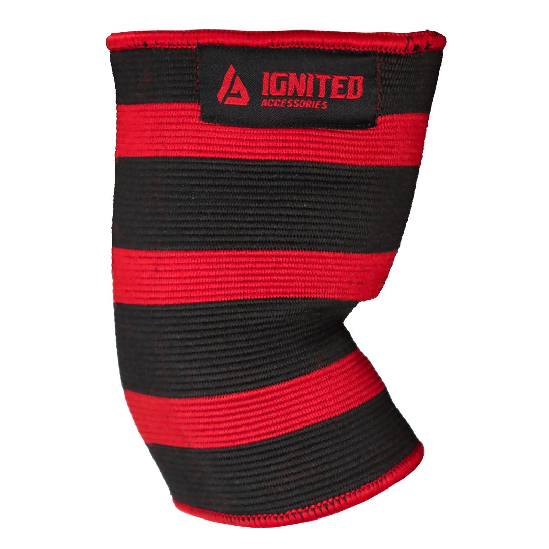 Elbow slevees - Black/Red - 1 PCS