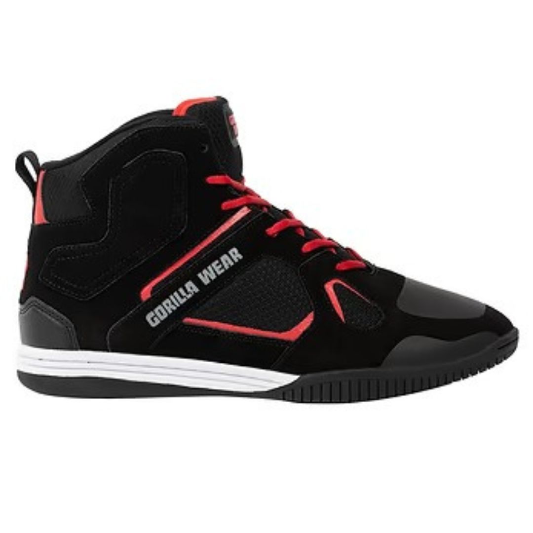 Troy High Tops, black/red
