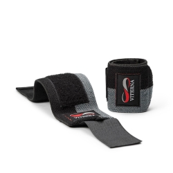 Premium Reinforced Wrist Wraps Black/Grey