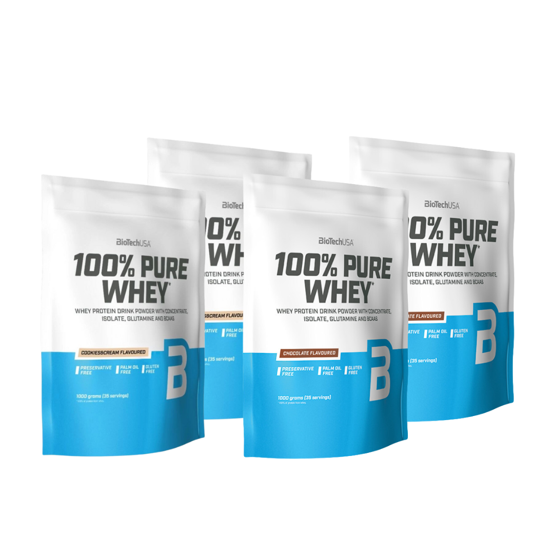 MEGABUY BiotechUSA 100% Pure Whey 1kg, Proteinpulver