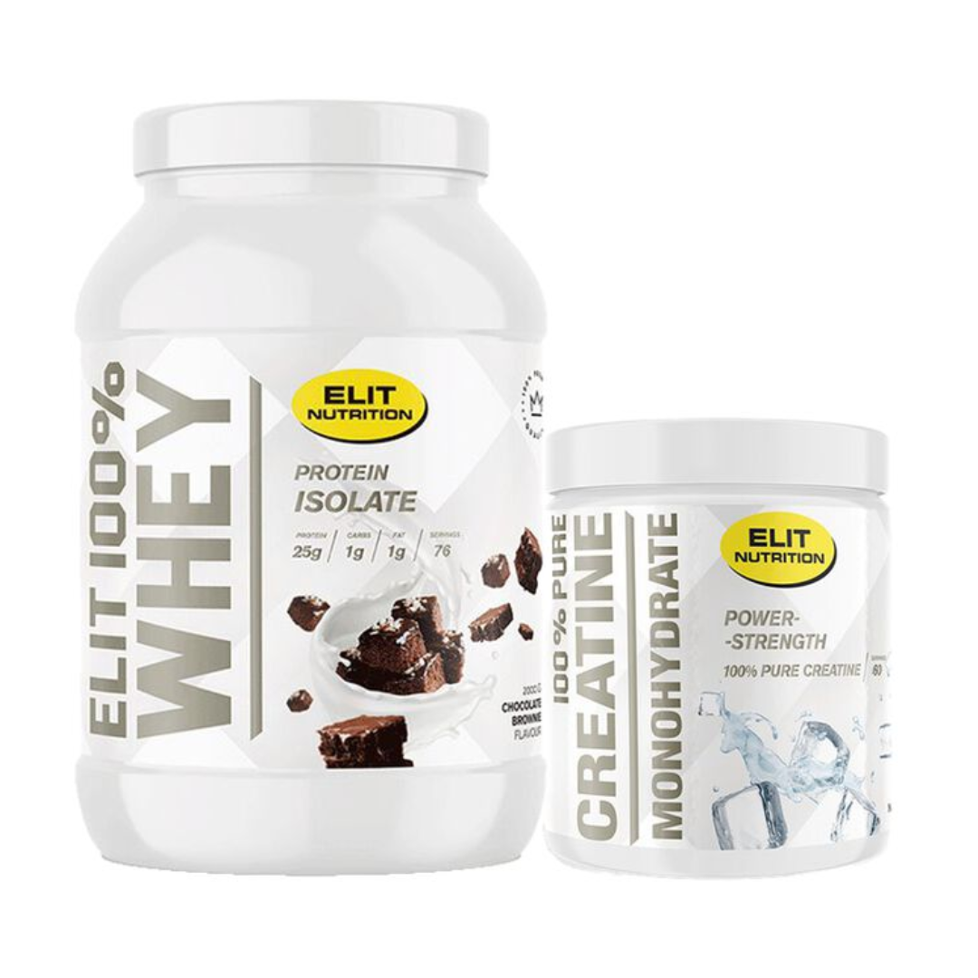 100% Whey, 900g + 100% Pure Creatine monohydrate, 300g