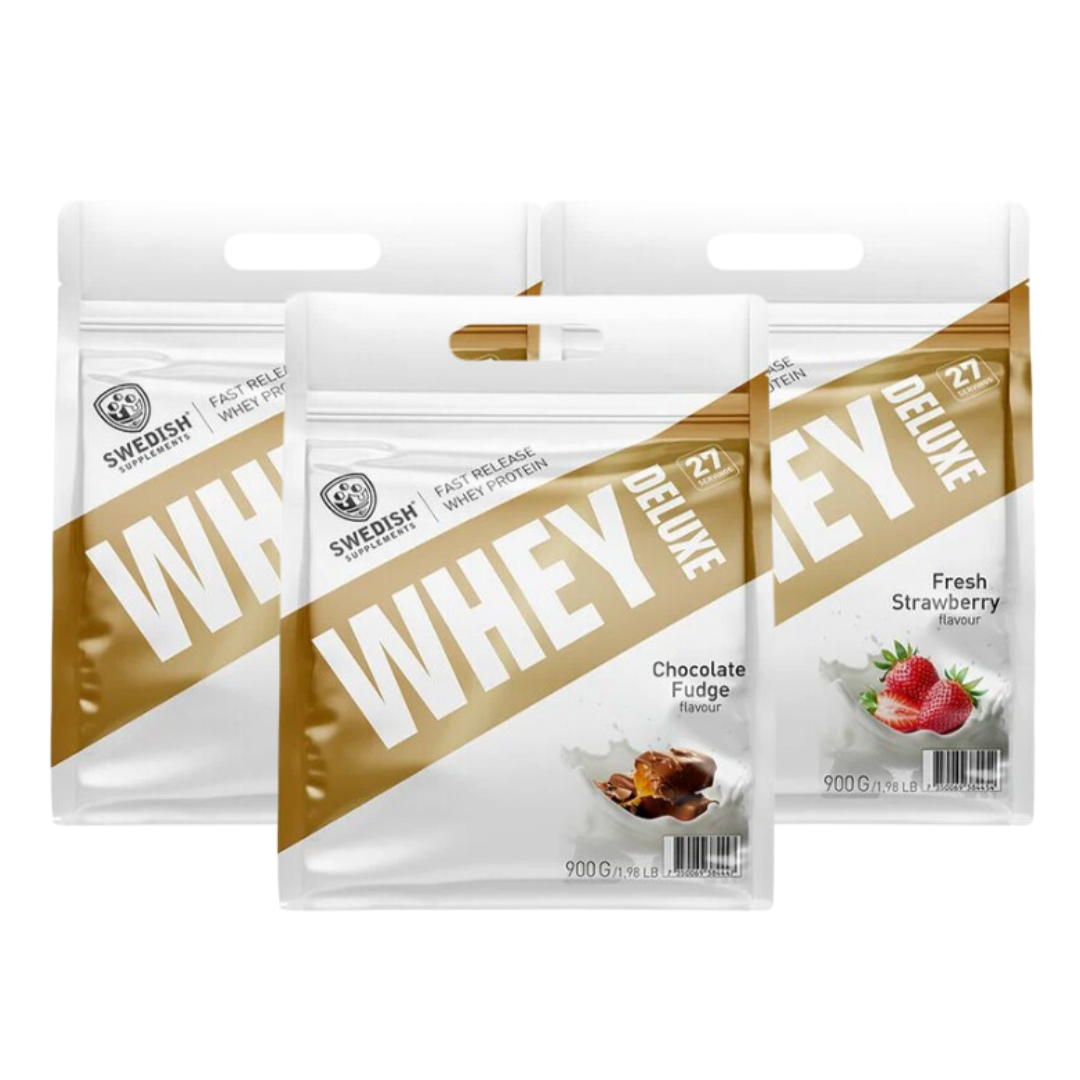 3 x Whey Protein deluxe - 900g