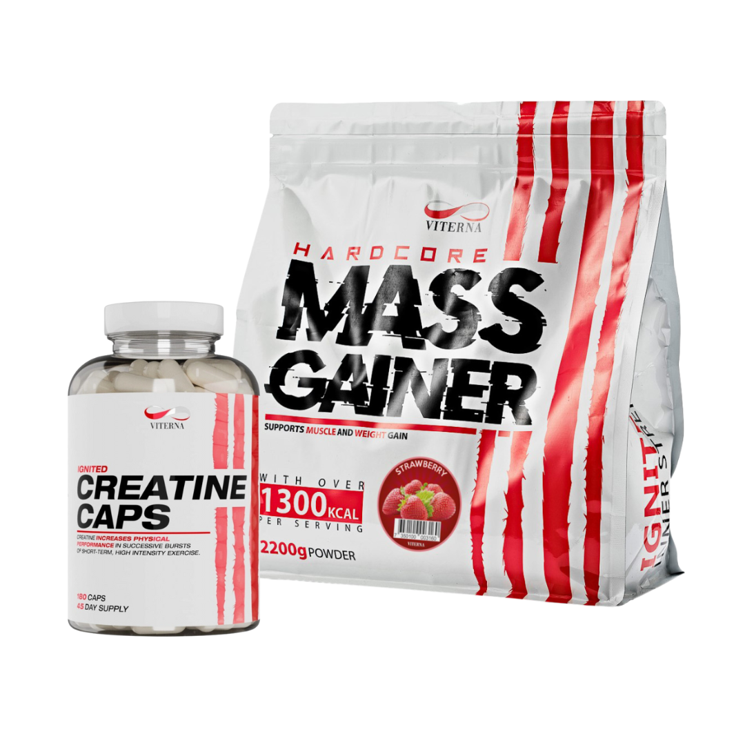 Viterna Mass Gainer + Kreatinemonohydrat Kapslar