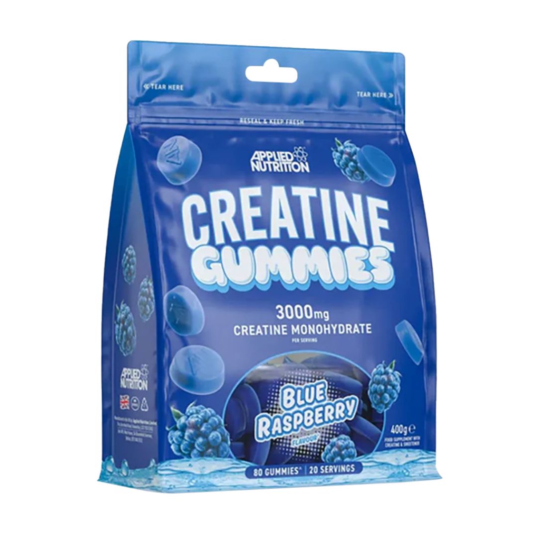Creatine Gummies, 80 gummies Blue Raspberry