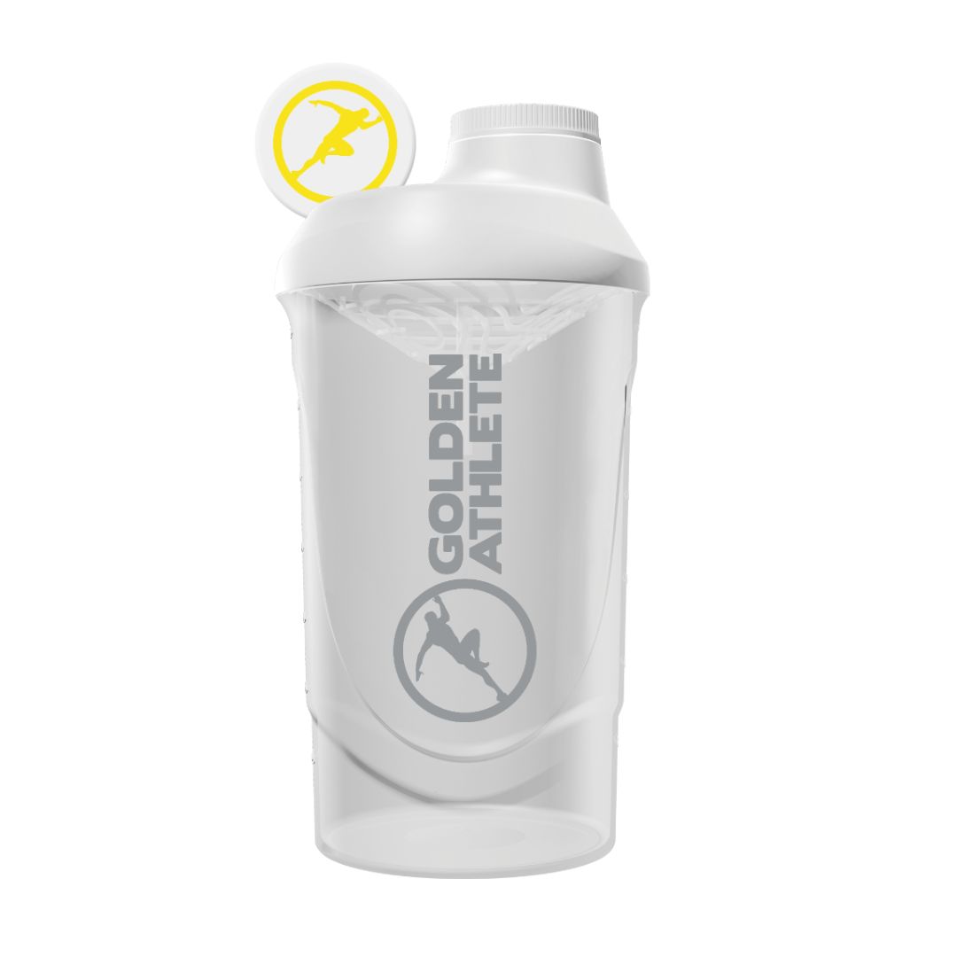 Golden Athlete Shaker, Opal White 600ml