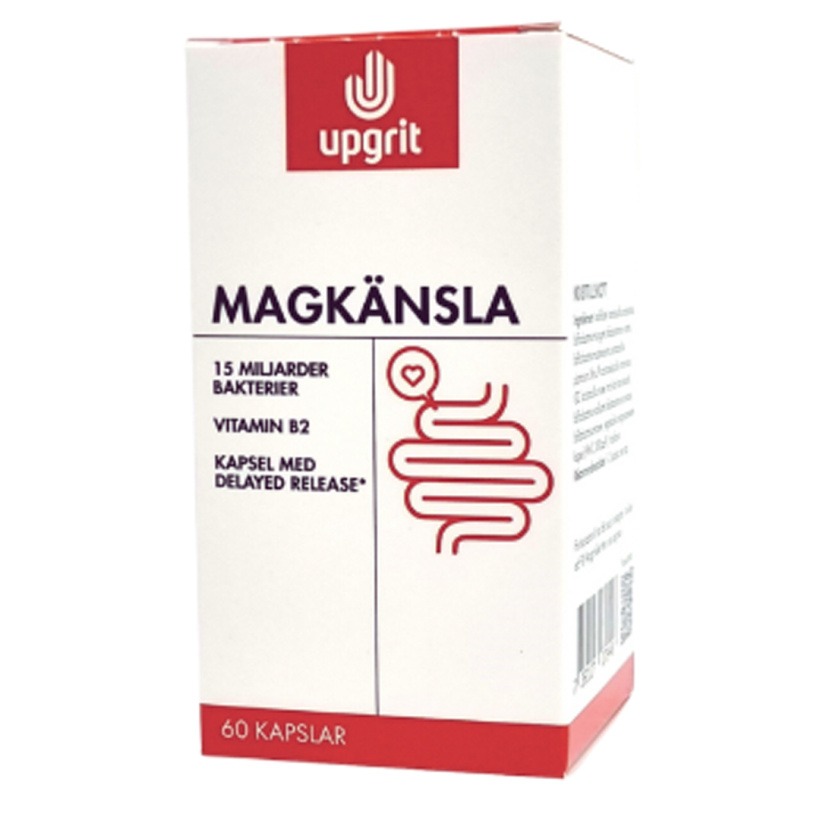 Magkänsla Mjölksyrabakterier, 60 kapslar