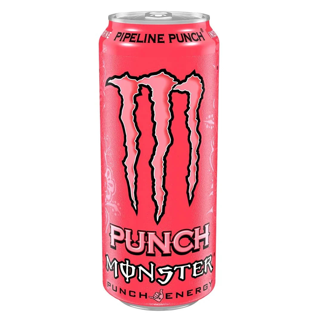 Monster Energy 500 ml kolsyrad dryck i en rosa burk för smaken Pipeline Punch., bild 19 av 20