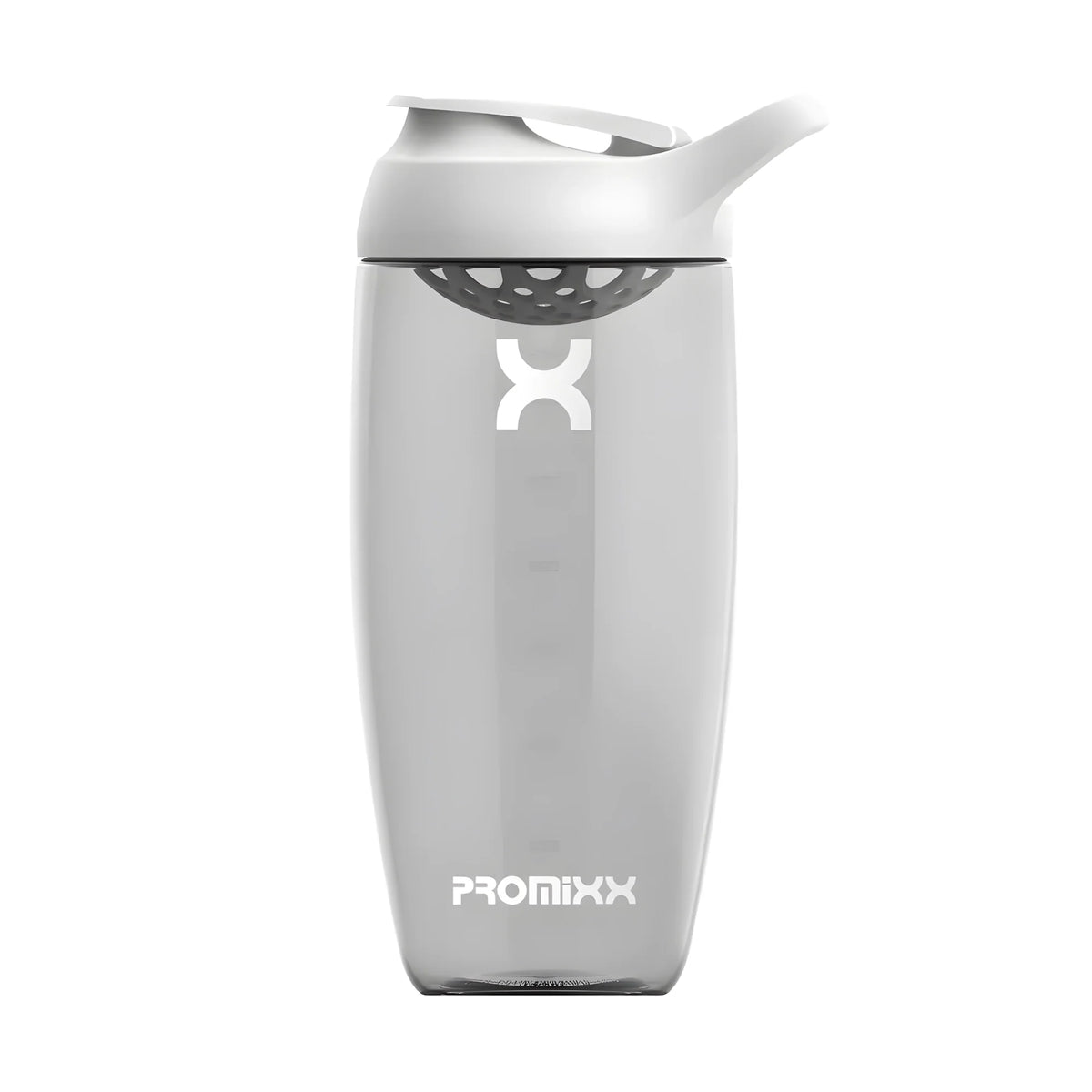 ProMixx Pursuit Shaker Bottle 700 ml i färgen Ceramic White med transparent flaska och vitt tätslutande sportlock., bild 5 av 7