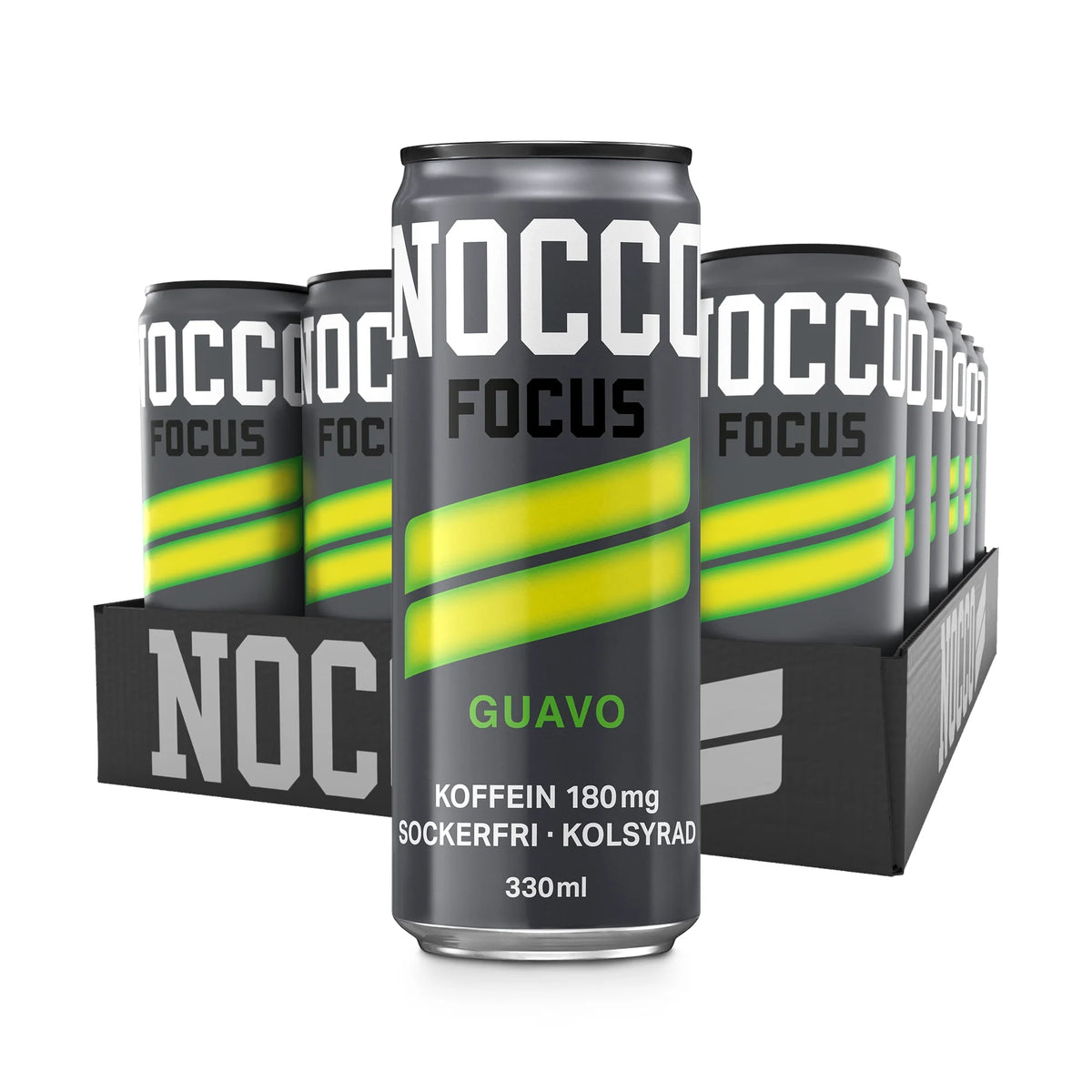 24 x NOCCO FOCUS 330 ml Guavo, bild 1 av 1