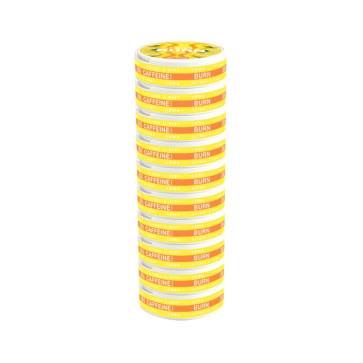 10 x LEWA Burn No Nico Citrus/Mint