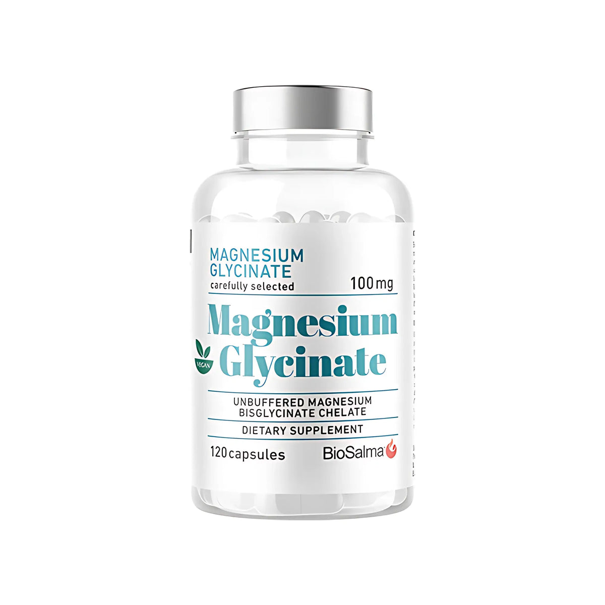 BioSalma Magnesium Glycinate 120 kapslar