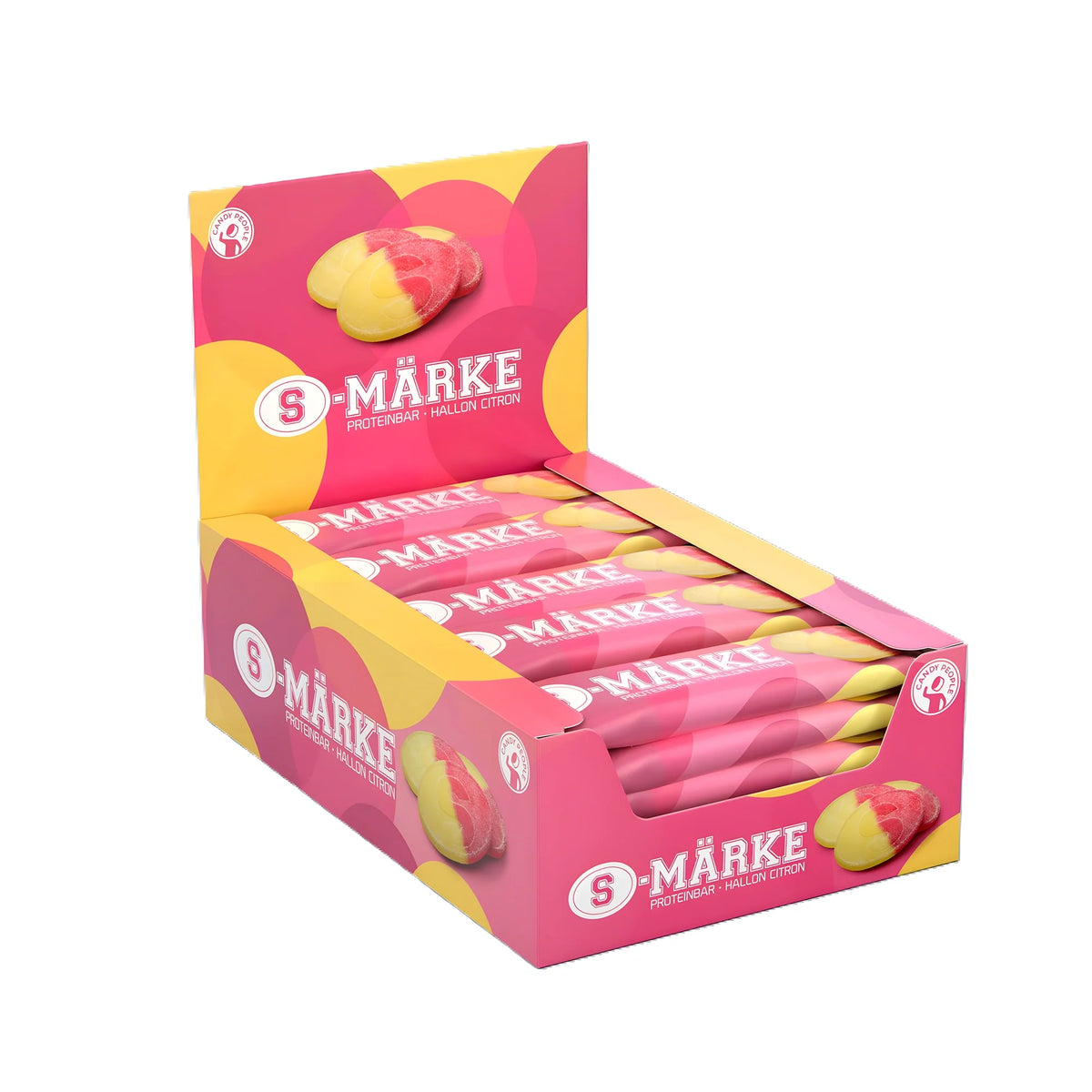 20 x S-märke Proteinbar 35 g Sura S Hallon &amp; Citron, bild 1 av 1