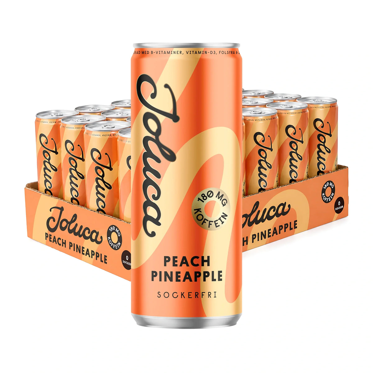 24 x Joluca 330 ml Peach Pineapple