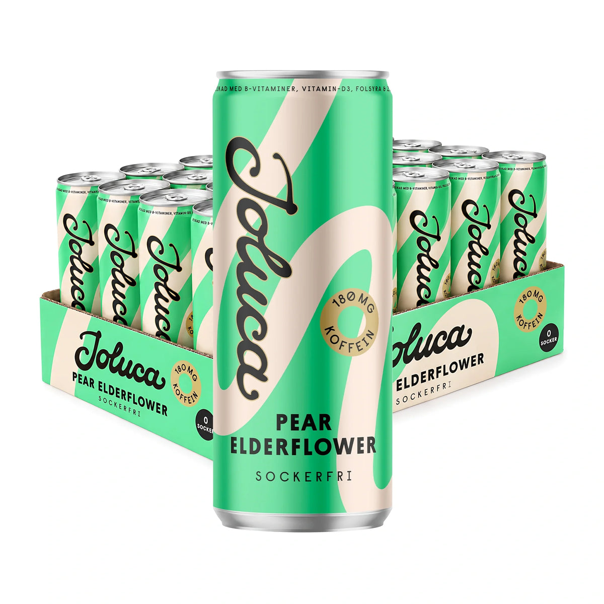 24 x Joluca 330 ml Pear Elderflower