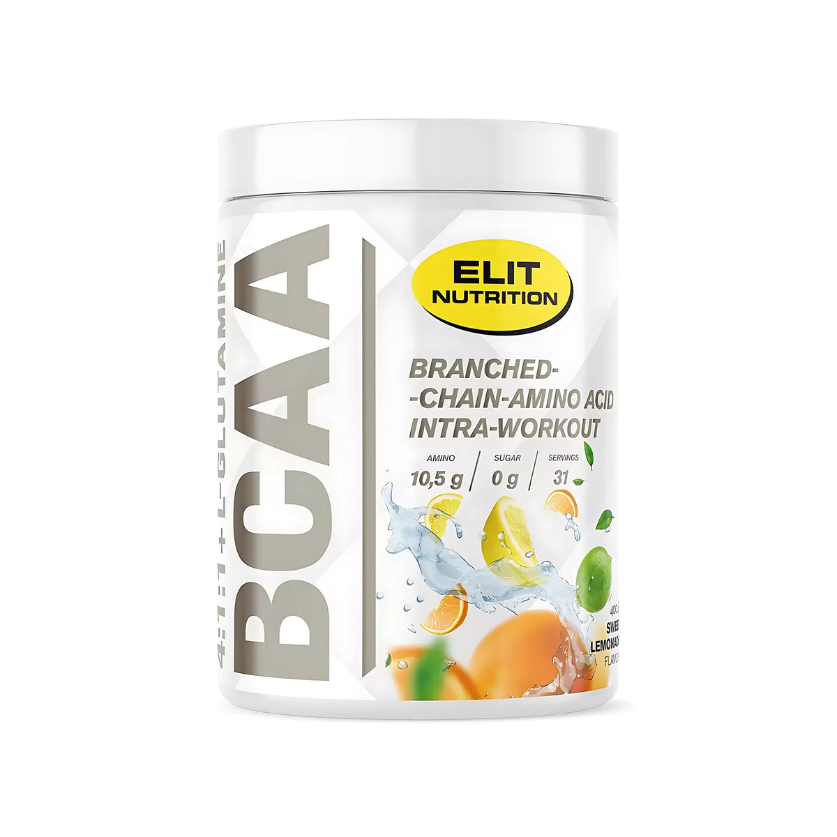 Elit Nutrition BCAA 4:1:1 + L-glutamine 400 g, bild 6 av 6