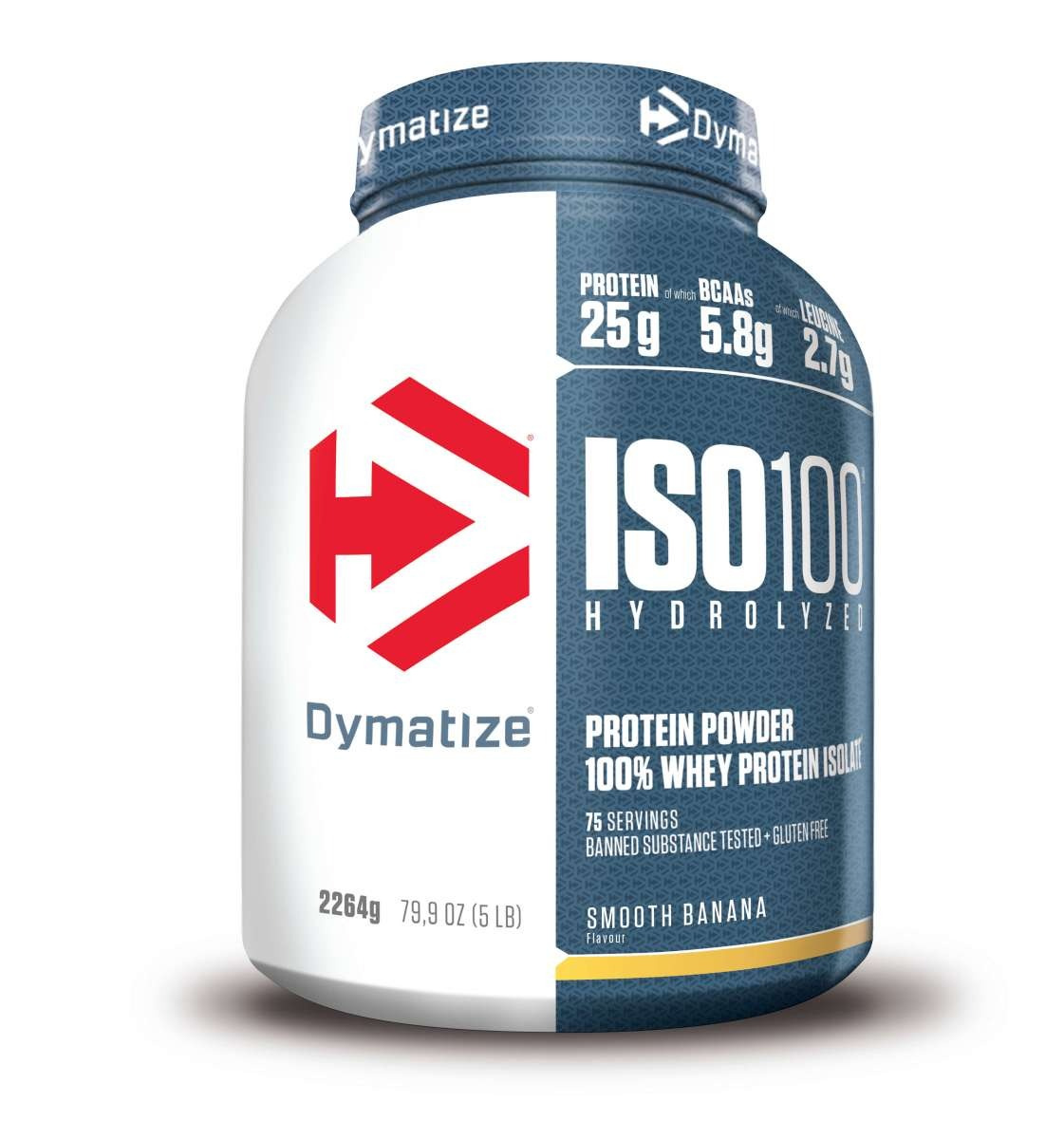 Dymatize Iso 100 Vassleproteinisolat 2,2 kg, Smooth Banana