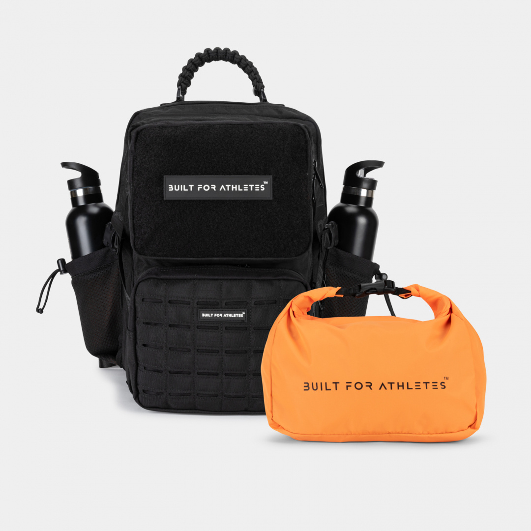 Built for Athletes Black Pro Series Backpack 25L