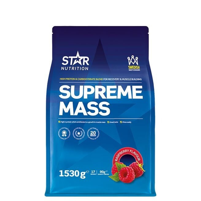 Supreme Mass Gainer, 1530 g, Raspberry