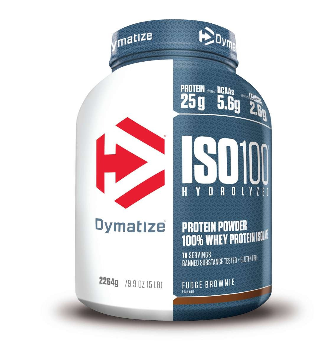 Dymatize Iso 100 Vassleproteinisolat 2,2 kg, Fudge Brownie