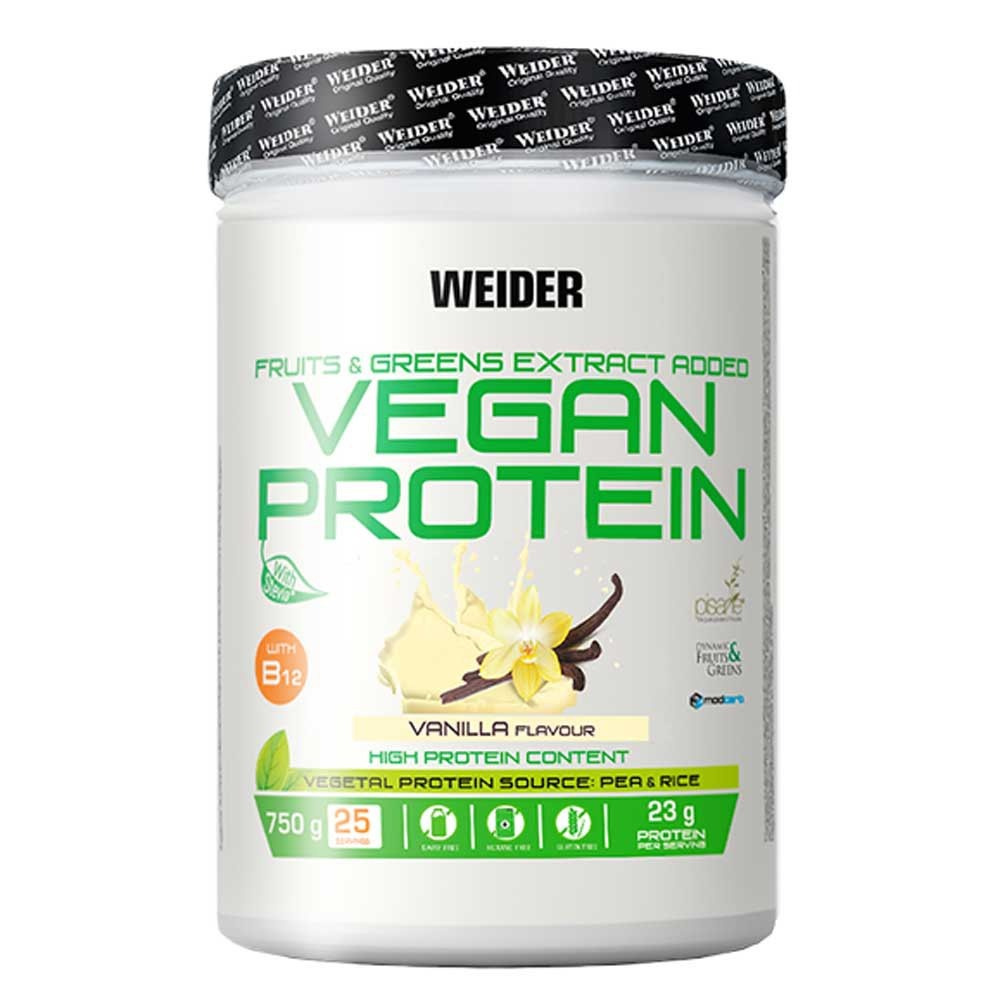 Weider Veganskt Proteinpulver 750g, Vanilla