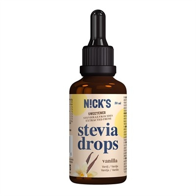 NICKS Stevia Drops Vanilla, 50 ml