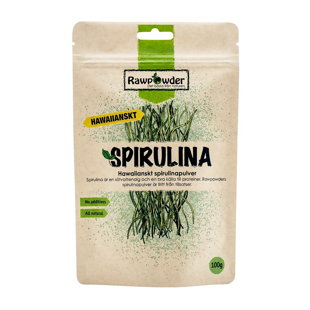 Hawaiianskt Spirulinapulver, 100 g