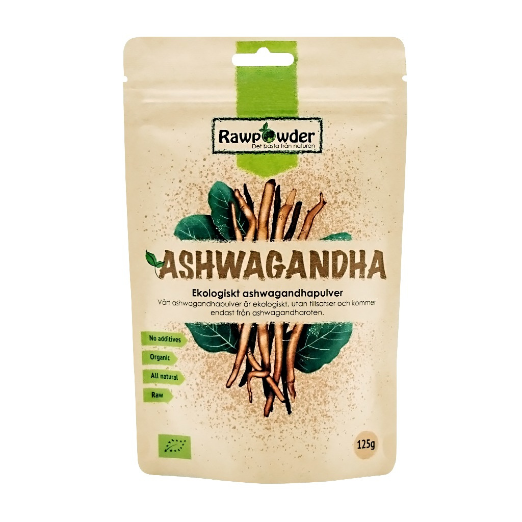 Ekologiskt Ashwagandhapulver, 125 g