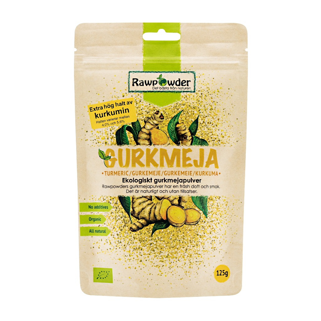 Gurkmejapulver EKO, 125 g
