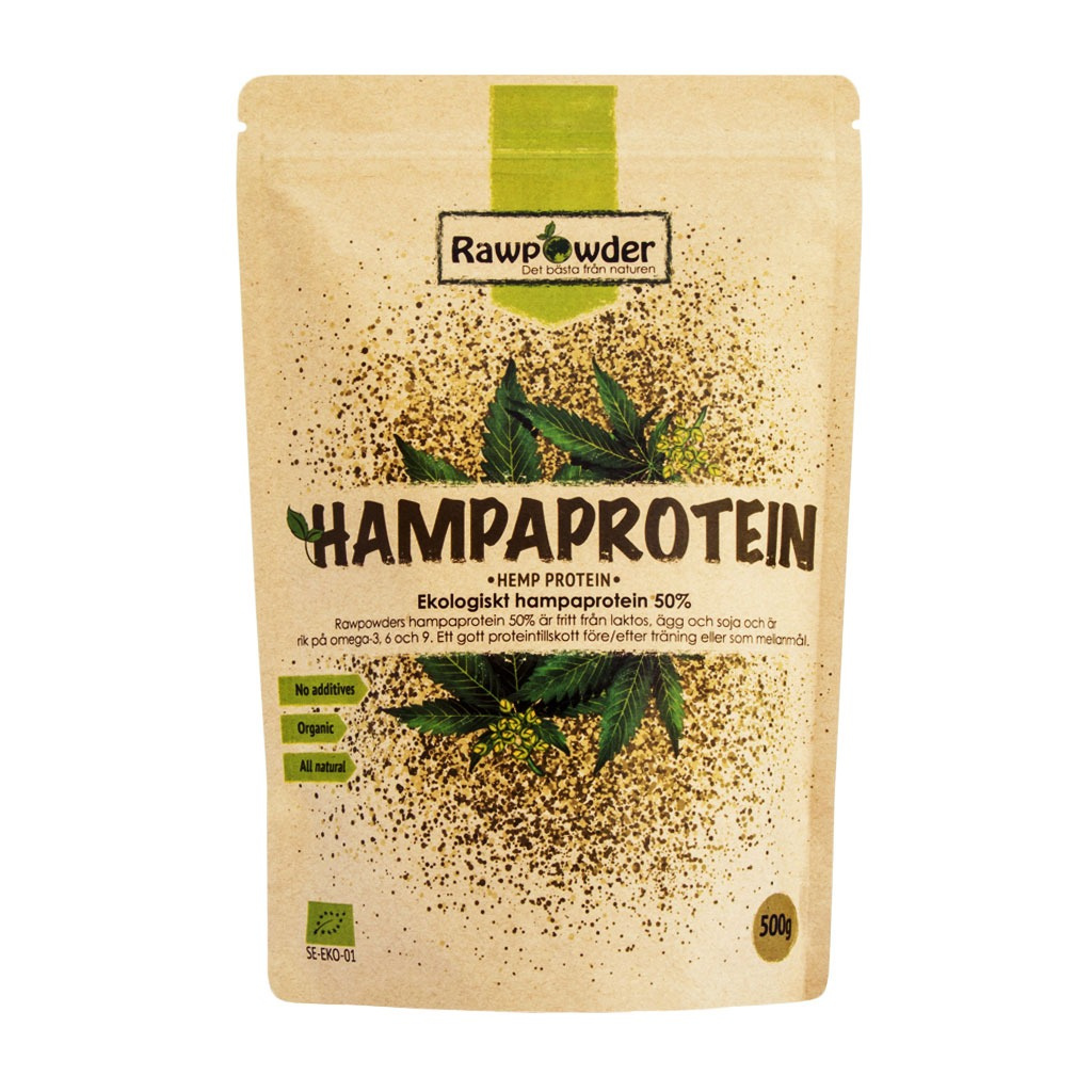 Hampaprotein 50% EKO, 500 g