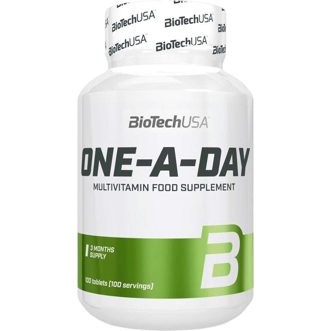 BiotechUSA One a Day Multivitamin, 100 Tabletter