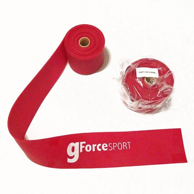 gForce Floss Band, Extra hård, Röd