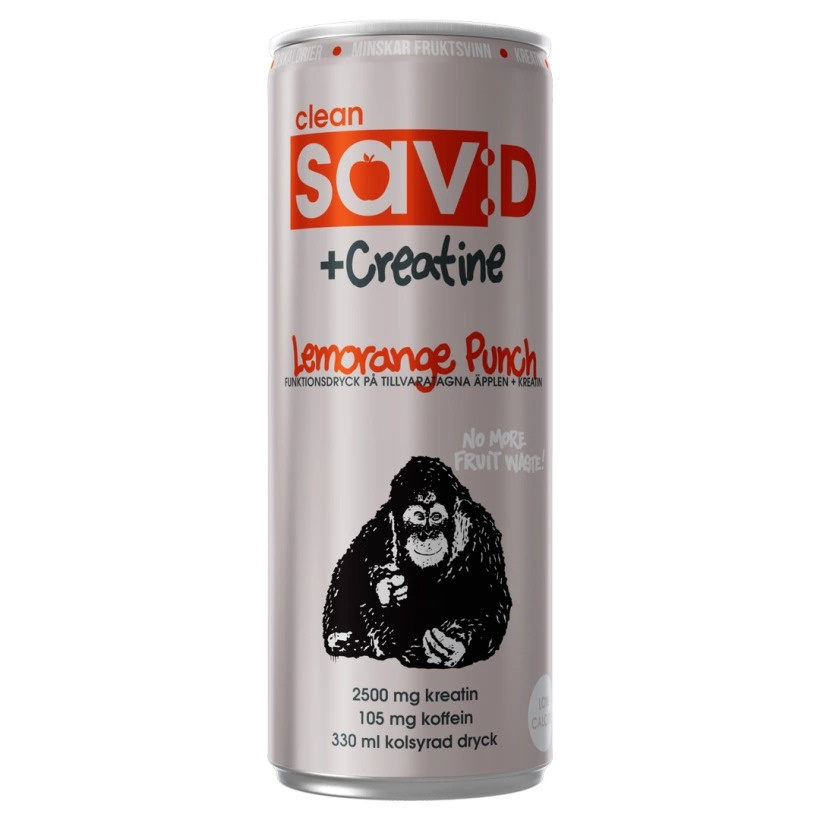 Clean sav:D + Creatine 330 ml Lemorange Punch