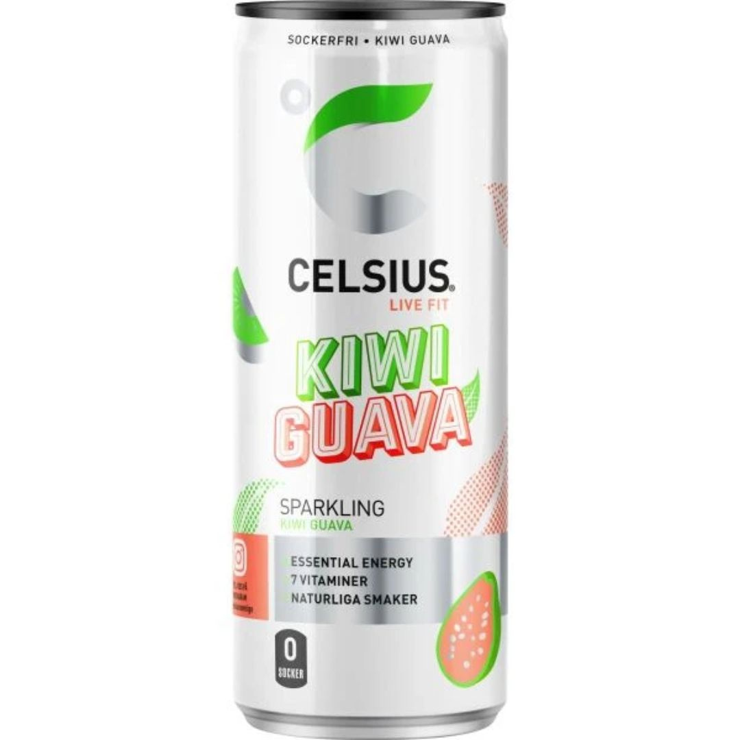 Celsius , 355 ml, Kiwi Guava
